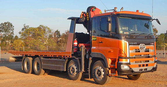 hino 700 tilt tray truck sold for au$237,500