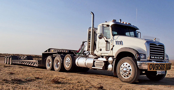 mack gu713 granite truck tractor